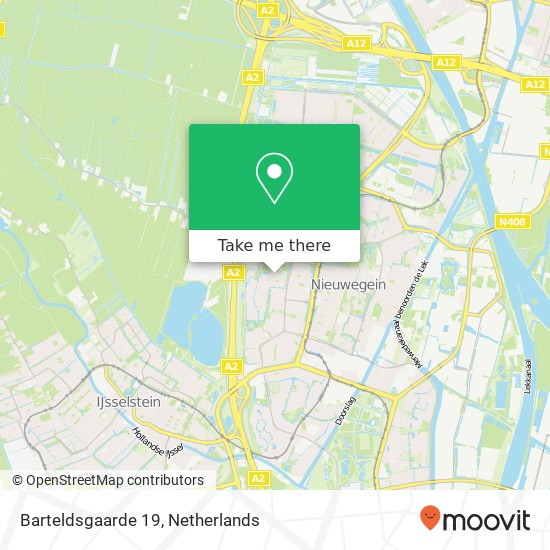 Barteldsgaarde 19, 3436 RK Nieuwegein map