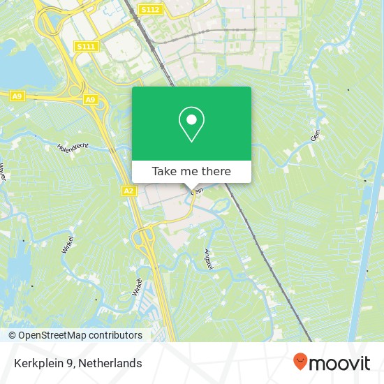 Kerkplein 9, Kerkplein 9, 1391 GJ Abcoude, Nederland Karte