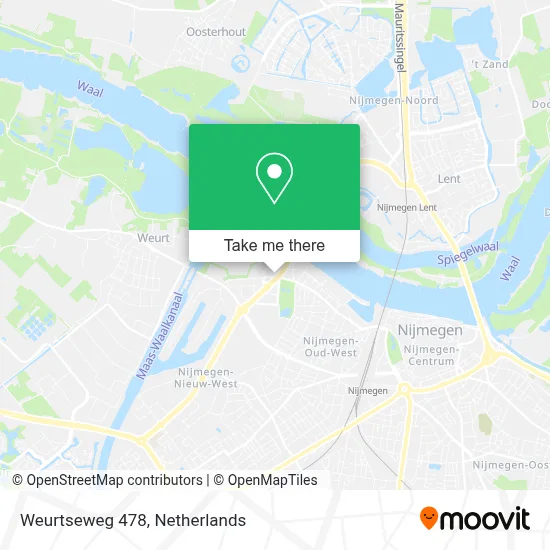 Weurtseweg 478 map