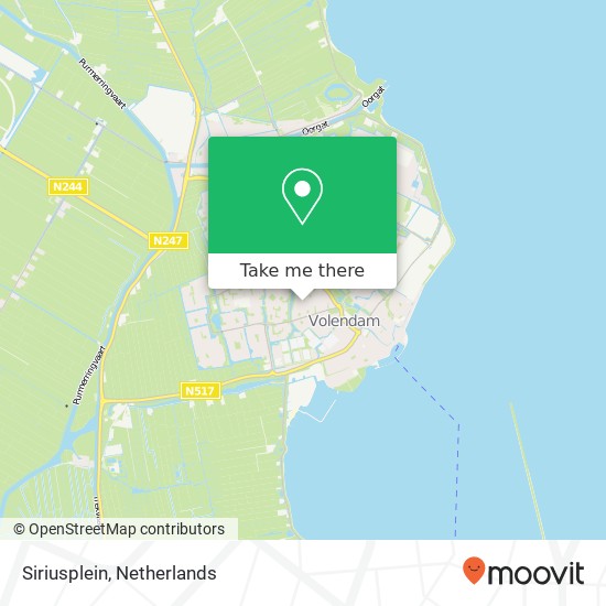 Siriusplein, Siriusplein, 1131 Volendam, Nederland map