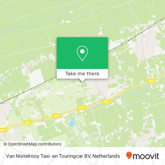 Van Nistelrooy Taxi- en Touringcar BV map