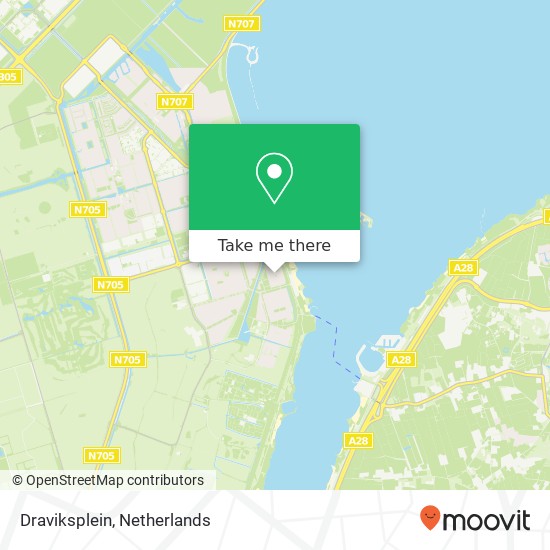 Draviksplein, 3892 BB Zeewolde map