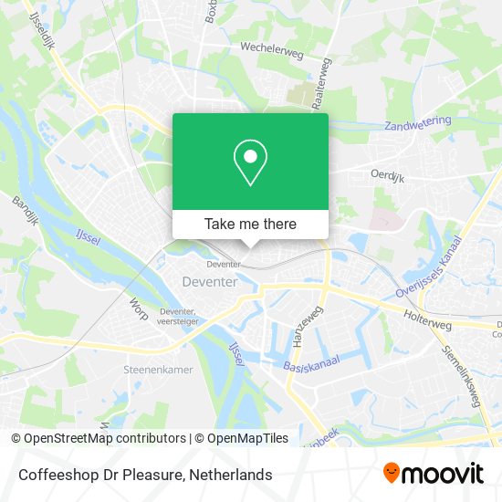 Coffeeshop Dr Pleasure map