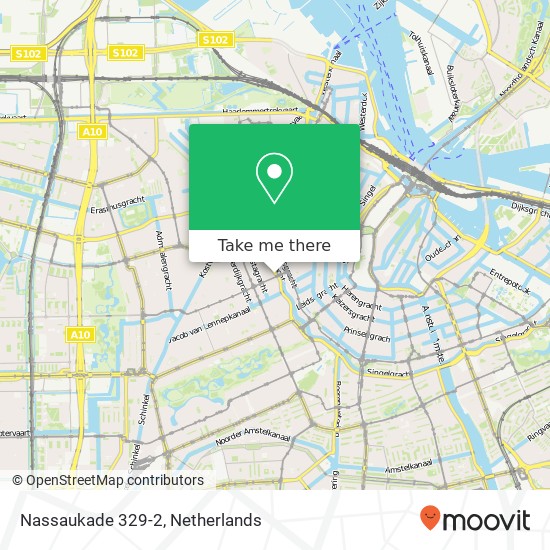 Nassaukade 329-2, 1053 LS Amsterdam map