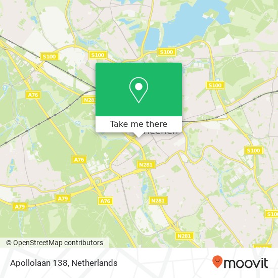 Apollolaan 138, 6411 BD Heerlen map