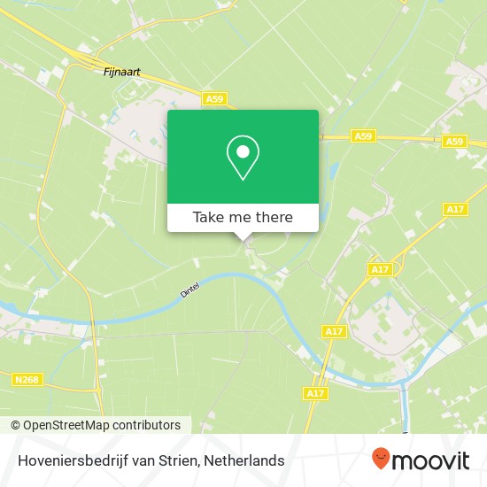 Hoveniersbedrijf van Strien, Blaaksedijk 28 map