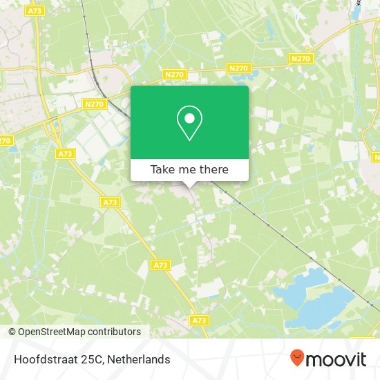 Hoofdstraat 25C, Hoofdstraat 25C, 5808 AS Oirlo, Nederland map