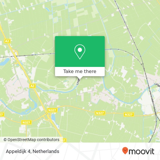 Appeldijk 4, 4158 ES Deil map