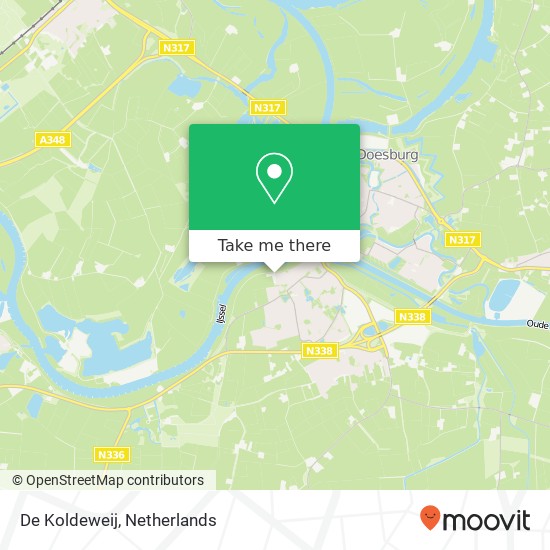 De Koldeweij map