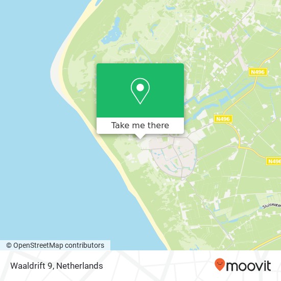 Waaldrift 9, 3235 AV Rockanje map