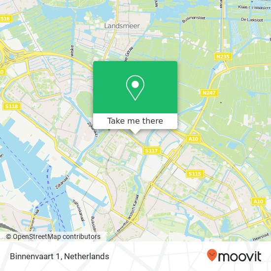 Binnenvaart 1, 1034 SG Amsterdam map