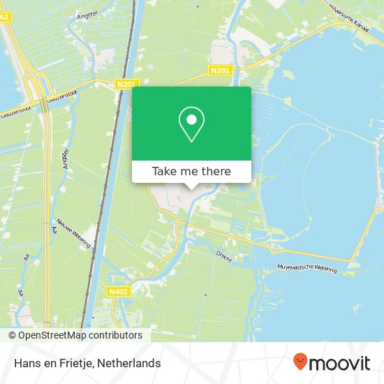 Hans en Frietje, Rijksstraatweg 114 map