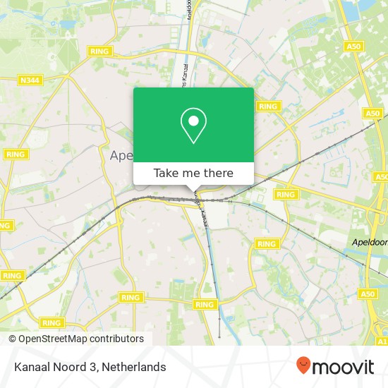 Kanaal Noord 3, 7311 PK Apeldoorn map