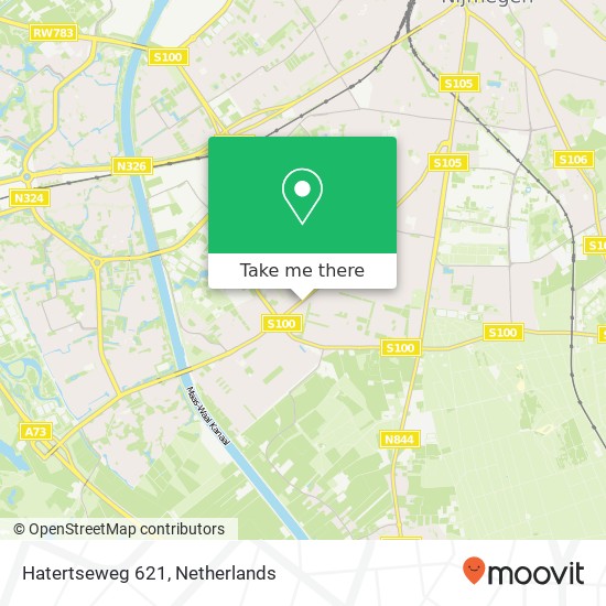 Hatertseweg 621, 6533 GL Nijmegen map