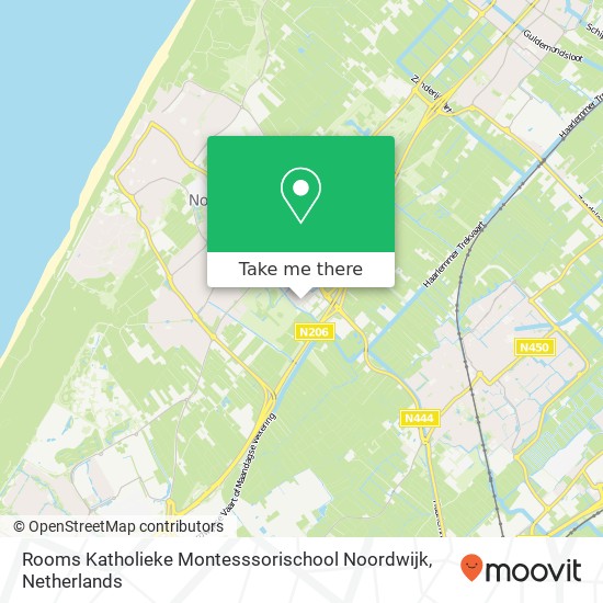 Rooms Katholieke Montesssorischool Noordwijk, Lageweg 1 Karte