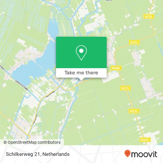 Schilkerweg 21, Schilkerweg 21, 2441 EX Nieuwveen, Nederland Karte