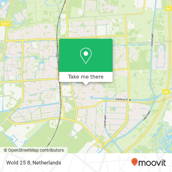 Wold 25 8, 8225 BH Lelystad map