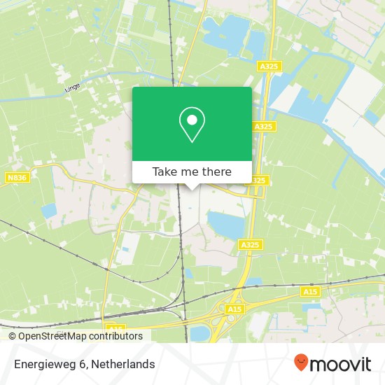 Energieweg 6, 6662 NS Elst map