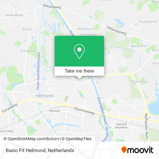 Basic Fit Helmond map
