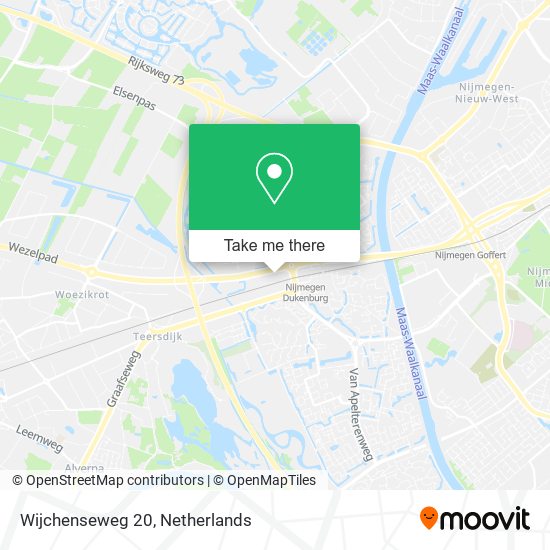 Wijchenseweg 20 map
