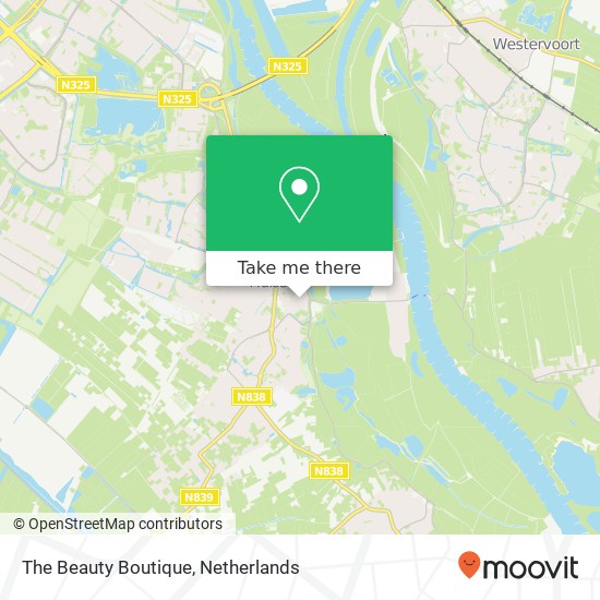 The Beauty Boutique, Vierakkerstraat 55 Karte