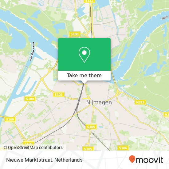 Nieuwe Marktstraat, 6511 Nijmegen map