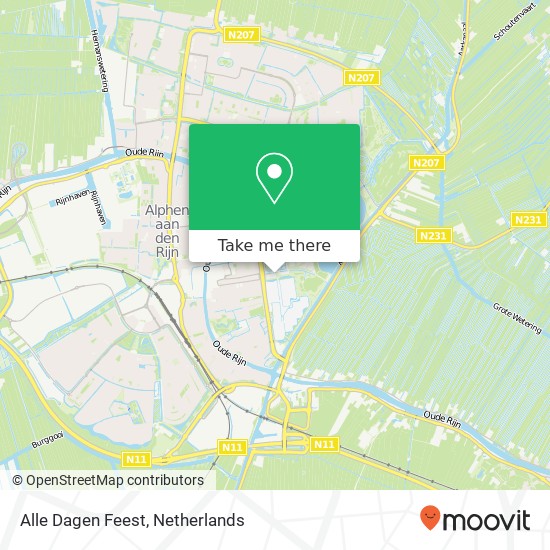 Alle Dagen Feest, Olympiaweg 2A map