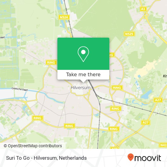 Suri To Go - Hilversum, Groest 9B map