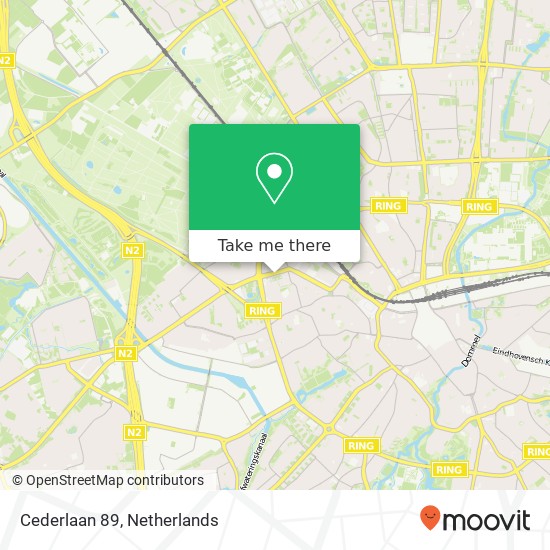 Cederlaan 89, 5616 SC Eindhoven map