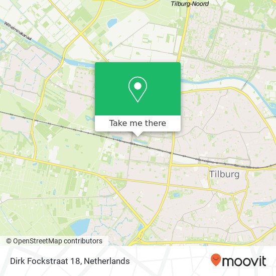 Dirk Fockstraat 18, 5042 RK Tilburg Karte