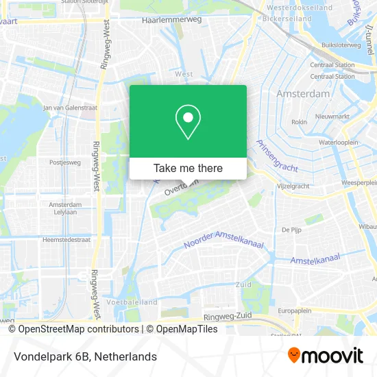 Vondelpark 6B map