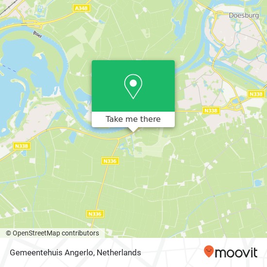 Gemeentehuis Angerlo map