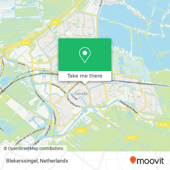 Blekerssingel, Blekerssingel, 2806 Gouda, Nederland map