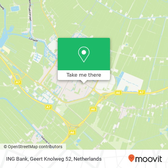 ING Bank, Geert Knolweg 52 map