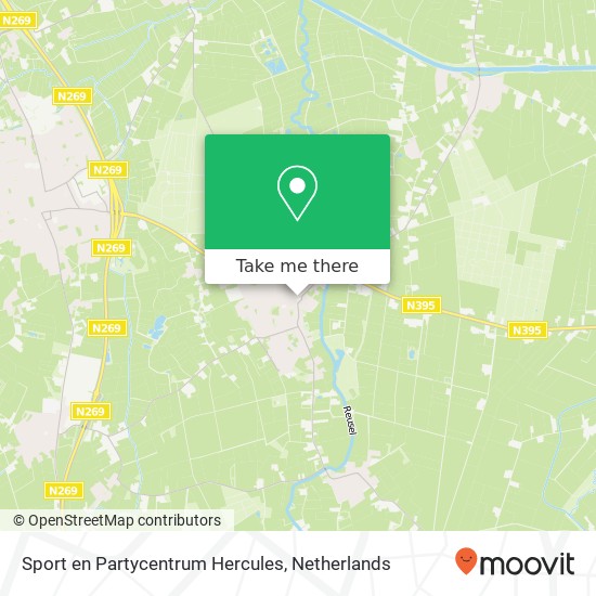 Sport en Partycentrum Hercules, Rijtseweg 1 Karte