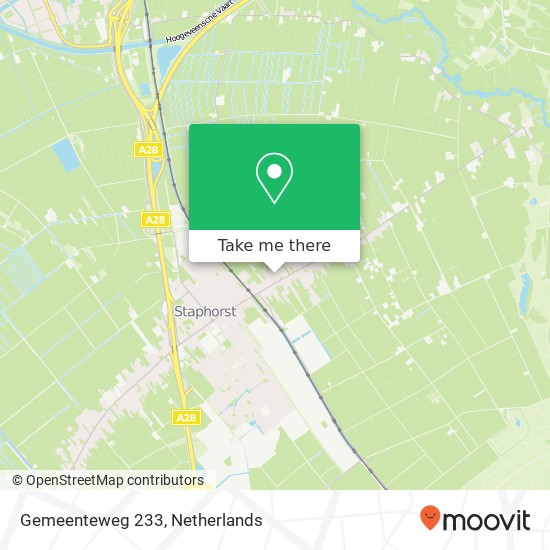 Gemeenteweg 233, 7951 CK Staphorst Karte