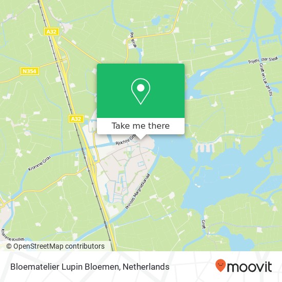 Bloematelier Lupin Bloemen, Hoofdstraat 2 map