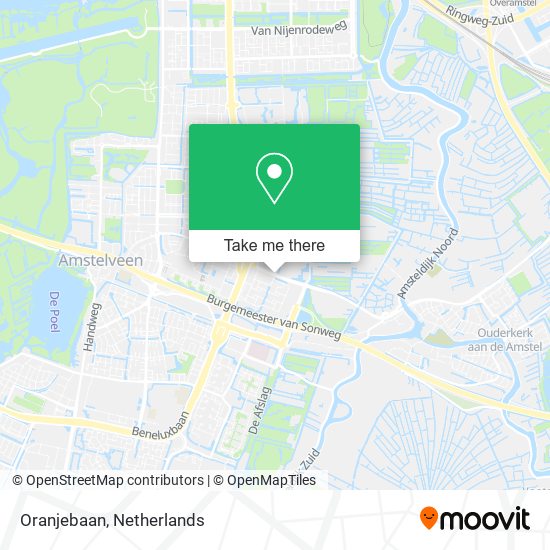 Oranjebaan map