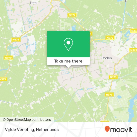 Vijfde Verloting, Vijfde Verloting, 9302 Roden, Nederland map