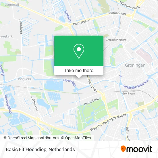 Basic Fit Hoendiep map