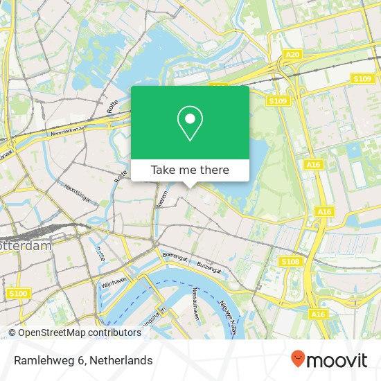 Ramlehweg 6, Ramlehweg 6, 3061 JX Rotterdam, Nederland Karte
