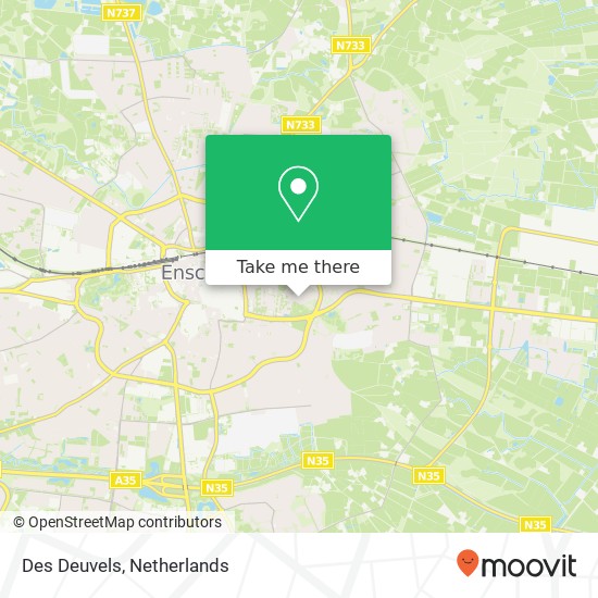 Des Deuvels, Espoortstraat 257-914 map