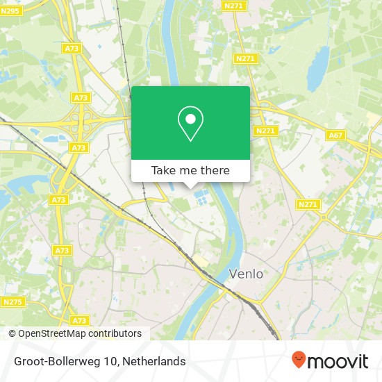 Groot-Bollerweg 10, 5928 NS Venlo map