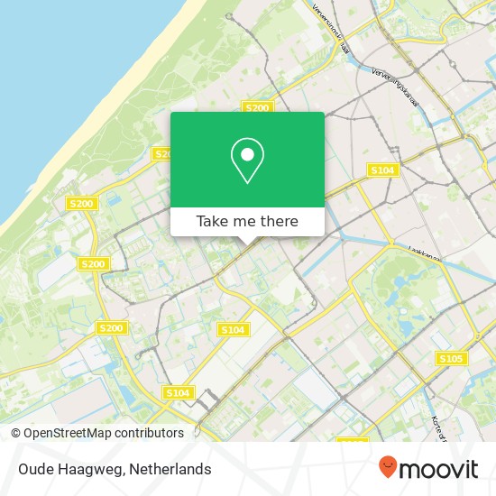 Oude Haagweg map