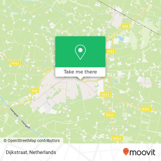 Dijkstraat, 7131 DP Lichtenvoorde map