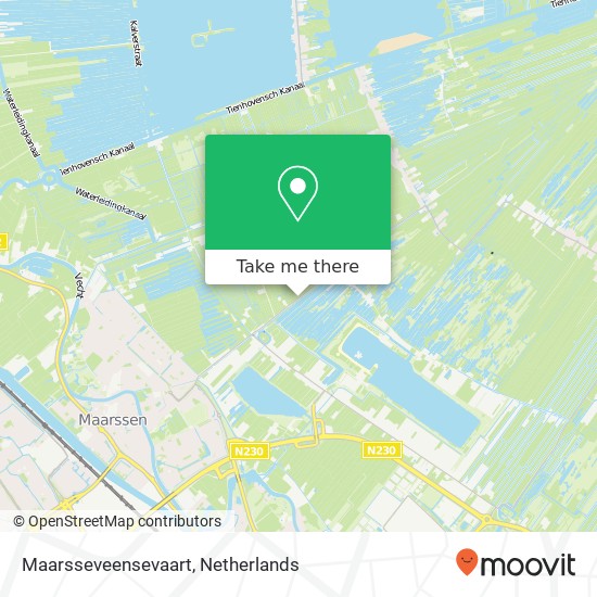 Maarsseveensevaart, Maarsseveensevaart, Maarssen, Nederland map