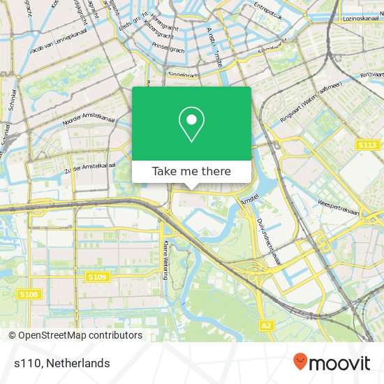 s110, 1079 Amsterdam map