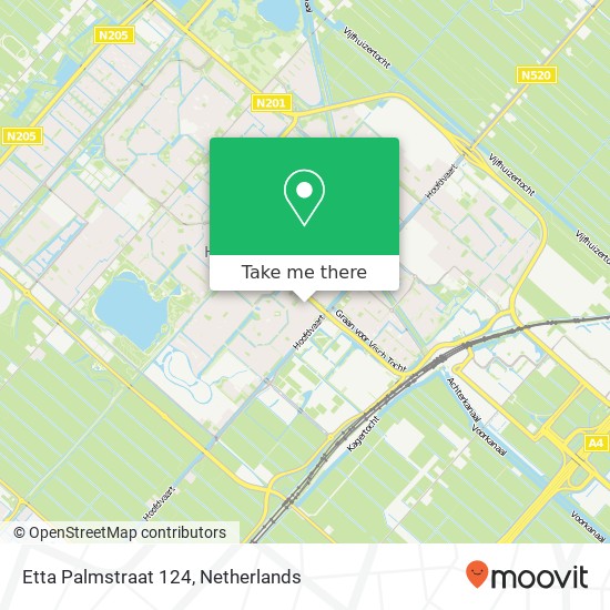 Etta Palmstraat 124, 2135 LJ Hoofddorp Karte