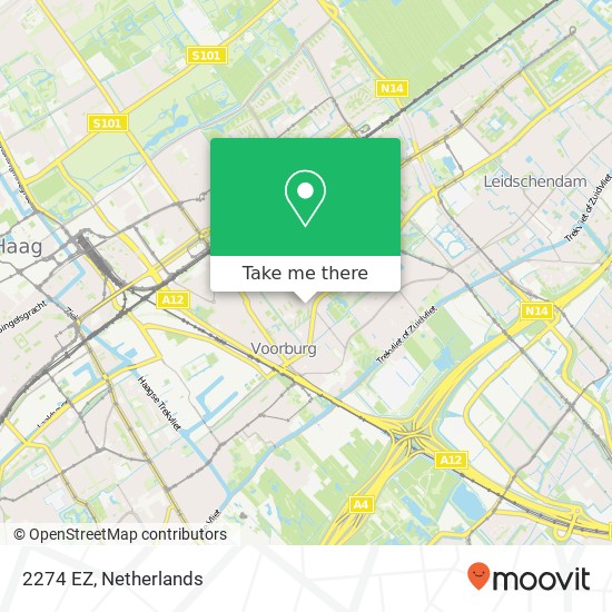 2274 EZ, 2274 EZ Voorburg, Nederland Karte