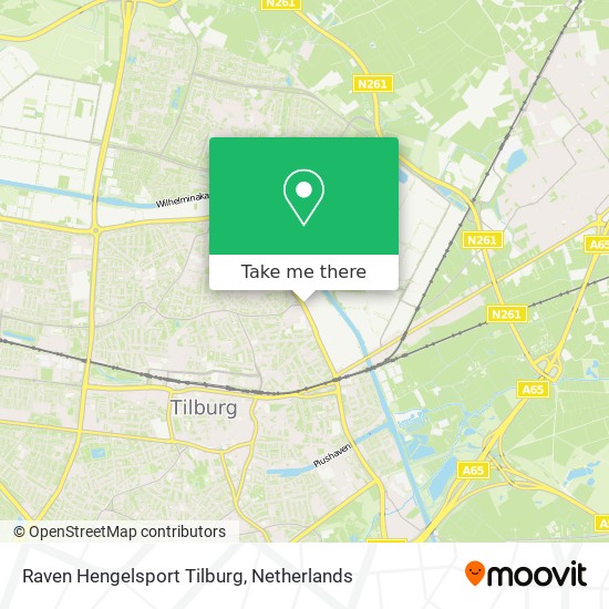 Raven Hengelsport Tilburg Karte